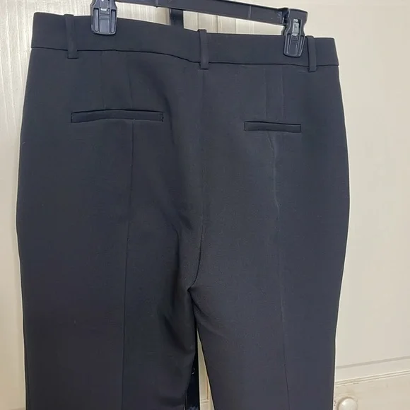 Zara Women’s Flared High Waist Pants Black Size L Career Office Professional - Picture 8 of 13